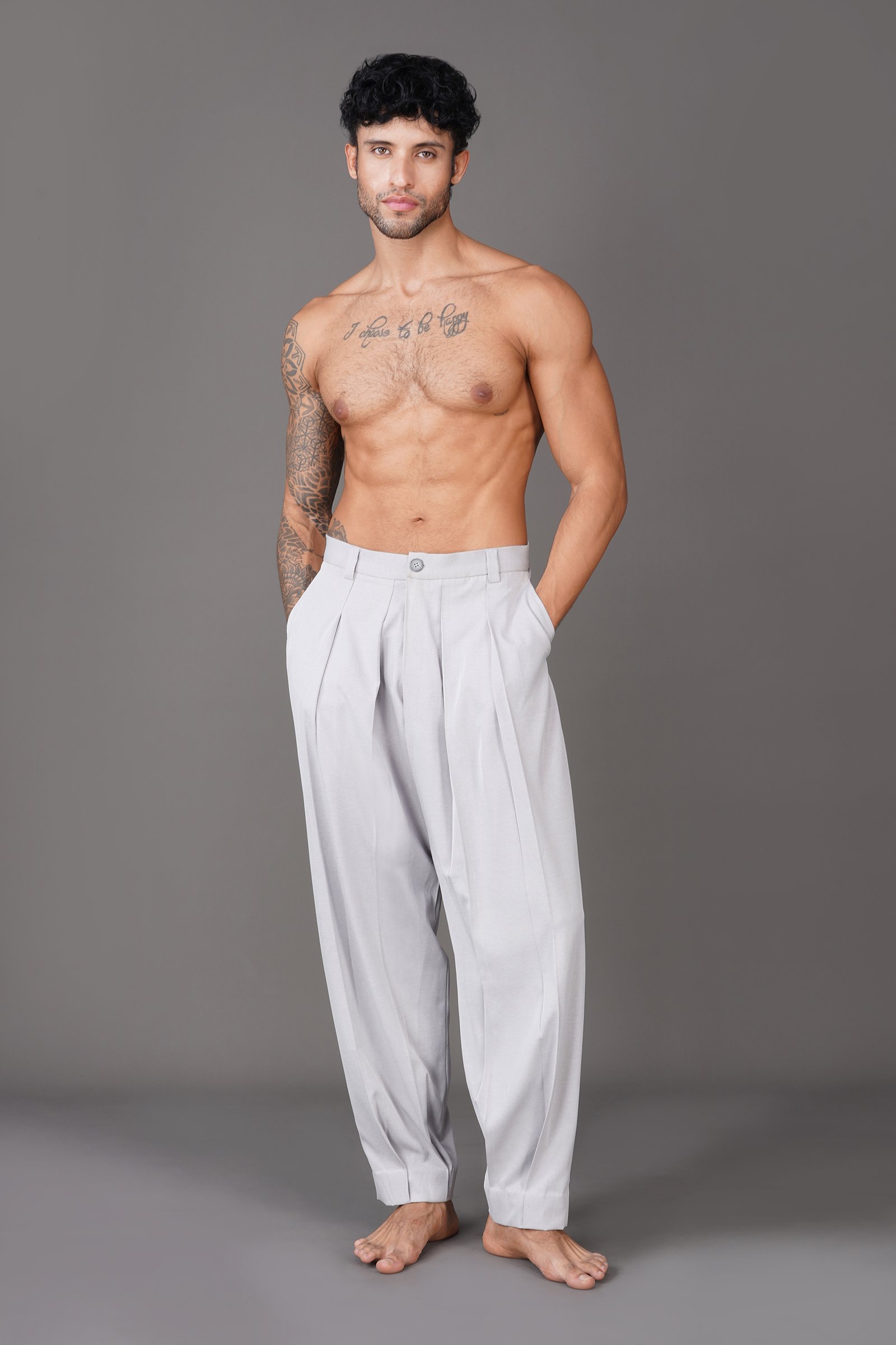 Sash Fold Trouser